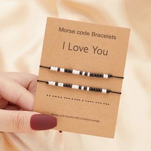 🎉 New Morse Code I Love You Bracelets